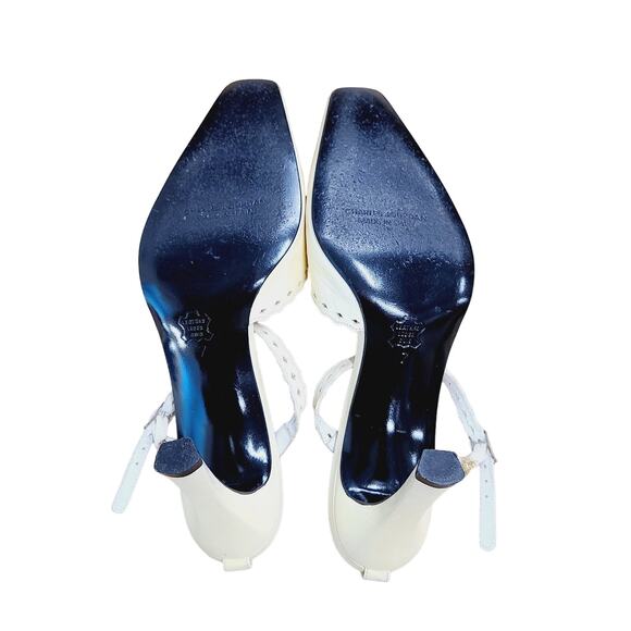 Charles Jourdan Cream Heels - Picture 6 of 7